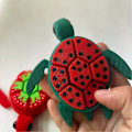 Miniatyrbilde 3 av 5: Jordbærskilpadde Frukt Skilpadde Klikker, 3D-printet Fidget Leker for Voksne, Havskilpadde Klikkere Fidget LGL