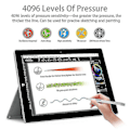 Miniatyrbillede 2 af 4: Pen til Microsoft Surface, Kompatibel med Surface 3, Surface Go, Surface Pro 3, Surface Pro 4, Surface Pro 5, Surface Pro (2017), Surface P LGL Silver