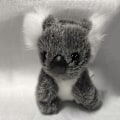 Miniatyrbillede 1 af 5: Plysdukke Sød Blød Simulation Koalabjørn Plyslegetøj Udstoppede Koala til Børn LGL Grey S