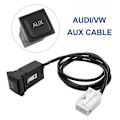 Miniatyrbilde 3 av 5: Bil USB AUX Bryter Kabel USB Lydadapter RCD510 RNS315 For- B6 B7 Golf 5 MK5 Golf 6 MK6 5 MK5 CC (LGL)