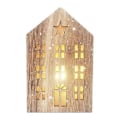 Miniatyrbild 2 av 5: Jul Trähus Dekor Jul LED Ljus Trähus Dekor Julfest Tillbehör Inomhus Heminredning Dekorativt Hus LGL A CHINA