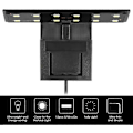 Miniatyrbillede 3 af 5: Ultra-tyndt Akvarium LED Lys Ultra Klart Clip-on Belysningslampe 12 LEDs til Akvarium Fisketank 5W (LGL)