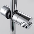 Miniatyrbild 3 av 5: INF Handduschhållare för duschstång justerbar 18-25 mm ABS Silver (LGL)