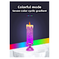 Miniatyrbillede 5 af 5: Led Julelys Farveskiftende Led Vandlys Med Glitter Flammeløse Led Lys Lys Bordbord, Guld