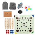 Miniatyrbillede 1 af 5: Squid Game, Squid Game Gonggi, Squid Game Gonggi Sæt, Gonggi Koreansk Spil, Squid Game Spil, Koreansk Jacks Gonggi Spil Gong-Gi Sæt LGL D