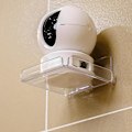 Miniatyrbillede 4 af 5: Sikkerhedskamera Flydende Hylde Rack Planter Kontor Badeværelse Router Væghylde Klar (LGL)