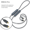Miniatyrbilde 3 av 4: Kz - Aptx-hd Bluetooth 5.0 Adapter LGL MMCX Pin