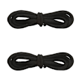 Pikkukuva 1 / 5: Pyöreät kengännauhat 5 paria musta (LGL) Svart 4 mm/1.5 m