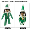 Pikkukuva 2 / 5: Snoop On A Stoop -tonttunukke Resin Plush -nukke Pehmeä Tuntuma Nukke Leikkikalu Koriste Joulujuhliin Loma Koti Puutarha Sisustus C Green