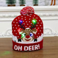 Miniatyrbillede 1 af 5: LED Lysende Strikket Grim Jule Sweater Julehat (LGL)
