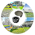 Miniatyrbillede 3 af 5: 4 spoler 1 hætte Bosch F016800570 erstatningsspole til Bosch Universal Grasscut med hætte 1600a01r5j [LGL] 4 spools 1 cap