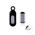Miniatyrbild 1 av 5: Trådlös Smarttelefon Infraröd Sändare Universell Mini Fjärrkontroll med Typ-C Anslutning Rep LGL Grey