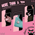 Miniatyrbilde 5 av 5: 5-tommers Squishy Kattepote Leke - Søt Kawaii Jelly Kitty Pote, Stress- og Angstdempende Fidget Leke for Barn og Voksne LGL