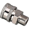 Miniatyrbild 4 av 5: Snabbkopplingsadapterkit för högtryckstvätt, 9,5 mm hangänga, 5000 PSI 3/8' snabbkopplingskit - Hane (LGL)