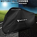 Pikkukuva 2 / 5: YAMAHA MT-07 MT07 MT 07 2014-2022 2021 2020 moottoripyörän suojapeite UV-suoja pölytiivis lumitiivis vedenpitävä LGL Black 2XL for 200cm