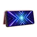 Miniatyrbillede 3 af 4: Til HTC U24 Pro 5G Etui Stativ Kortholder Læder Telefon Cover Kulfiber Tekstur LGL Multicolor Style A