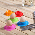 Miniatyrbild 5 av 5: Ägghållare Set, 4 Delar Silikon Äggkopp Set Äggkoppshållare för Kök Kokt Ägg Frukost (LGL)