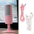 Pikkukuva 4 / 5: Razer Seiren X USB -suoratoistomikrofonille mikrofonikaapeli USB-latausjohto LGL White