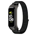 Miniatyrbillede 3 af 5: Samsung Galaxy Fit2 SM-R220 Nylon Velcro Rem (Mørk Sort + Sort Ramme) (LGL)