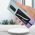 Miniatyrbild 3 av 5: Bandkabeladapterkit Trådlös QI-laddningsadapter smartphone Micro-USB-port LGL Black