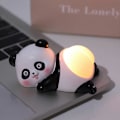 Miniatyrbillede 1 af 5: Tegneserie Pop Klem Røv Stress Relief Fidget Legetøj Med Silikone Røv LED Natlampe LGL Panda