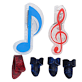 Miniatyrbild 4 av 4: Gitarrfingerskydd Set Tumplektrum Musikbladklämma Instrumenttillbehör för Bas BanjoM02227 (LGL)