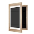 Miniatyrbilde 1 av 5: Kunstrammer for barn, frontåpning, enkel utskifting, kunstramme, tegninger, kunstverk, bilderammer for vegg- og bordplatevisning, superrask levering LGL Black