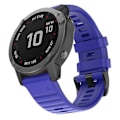Miniatyrbillede 2 af 5: Til Garmin Fenix 6X 26mm Silikonerem LGL Sapphire Blue