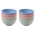 Miniatyrbillede 2 af 3: 8 stk. 24oz til ris, suppe, kornbowle, hvedestråfiber, mikrobølgeovnsikker morgenmad