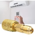 Miniatyrbillede 3 af 4: R410a Kølemiddel Adapter 5/16\" Sae Hun Til 1/4\" Sae Han (LGL)