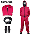 Miniatyrbild 1 av 5: Squid Game Kostym 2021 Het Sydkorea Film Squid Game LGL PINK XL