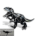 Pikkukuva 4 / 4: Jurassic Lelu Dinosaurusten Rakennuspalikat T-rex Quetzalcoatlus Spinosaurus Toimintahahmot Lasten Lelut LGL T-Rex brown
