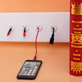 Miniatyrbild 3 av 5: Pieces Flexibel Silikon Kabelgenomföring, Vita Gummigenomföringar, Kabelhålskydd för Hemdator Kontor (LGL)