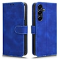 Pikkukuva 1 / 5: Samsung Galaxy A35 5G Nahkakotelo Käännettävä Puhelinkotelo Lompakolla ja Jalustalla LGL Blue