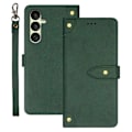 Pikkukuva 1 / 5: IDEWEI Suojakotelo Samsung Galaxy A35 5G:lle PU-nahkainen läppäkotelo korttipaikalla LGL Multicolor Style C