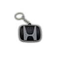 Miniatyrbillede 2 af 2: Nøglering nøgle vedhæng emblem logo til Honda Sort M (LGL)