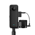 Pikkukuva 1 / 4: Insta360 X4 -kylmäkenkä, mikrofonin laajennus, näkymätön mikrofoni, kylmäkenkä, urheilu-actionkameran lisävaruste LGL Black