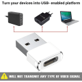 Miniatyrbild 4 av 5: Usb till Usb C-adapter 2-pack, typ C hona Usb A hane konvertera laddare för Apple Watch Series 7 8, iphone 11 12 13 14 15 Pro Max