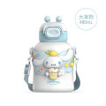 Miniatyrbilde 2 av 5: Sanrio Kuromi Vakuumkopp Jenter Kawaii Anime Cinnamoroll My Melody Sugerørkopp Vinter Varm Stor Kapasitet Vannflaske Gave Til Barn Cinnamoroll 480ml