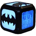 Miniatyrbillede 1 af 5: Superhelt Batman Alarmur 3d Stereo Stum LED Nattelys Elektronisk Ur Højre Spil (syv Farver Usb Opladning) [L]