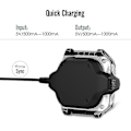 Miniatyrbilde 3 av 5: Garmin Forerunner 920xt laderdokk - USB-datasynkronisering ladekrybbe dokklader med 1 m ladekabel [GGL]