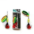Miniatyrbilde 4 av 5: Spinner sluk skje agn 1# 2# 2.5# 3# 3.5# 4# 5# Skje sluker gjedde Metall med treble kroker Kunstig bass agn Fiske sluk LGL 072 4