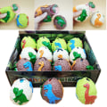 Miniatyrbilde 1 av 5: 2 Fidget Dinosaur Figur Hånd For Pop Squeeze Legetøj Nyhed Gag Voksne Angst T