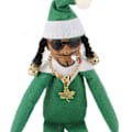 Pikkukuva 5 / 5: Snoop On A Stoop -tonttunukke Resin Plush -nukke Pehmeä Tuntuma Nukke Leikkikalu Koriste Joulujuhliin Loma Koti Puutarha Sisustus C Green