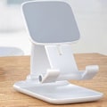 Miniatyrbilde 5 av 5: Nettbrettstativ Universelt Nettbrett- og Mobiltelefonstativ Base Multifunksjonelt Skrivebordsstativ Teleskopisk Sammenleggbart for LGL white