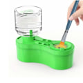 Miniatyrbillede 1 af 4: Multifunktionel penselrenser med 4-huls penselholder LGL Green