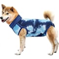Miniatyrbillede 1 af 5: Hunde Genoptræningsdragt, Tie-Dye Genoptræningsskjorte til Kæledyr, Operationsdragt til Hunde, Alternativ til E-krave & Kegle, Beskytter Mavesår - God LGL Blue M