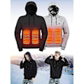Miniatyrbild 2 av 4: Elektrisk USB Utomhus Ing Tröjor Hoodies Herr Varma Kläder Ncm # LGL White L
