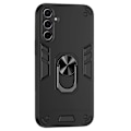 Miniatyrbilde 1 av 5: For Samsung Galaxy A56 5G Deksel PC TPU Fallbeskyttende Telefondeksel med Ringstøtte - Grønn LGL Multicolor Black