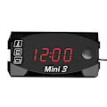 Miniatyrbillede 1 af 5: 3 i 1 Multifunktionel Digital Display Meter Støvsikker Motorcykel Elektronisk Ur Motorcykel [GGL] A01